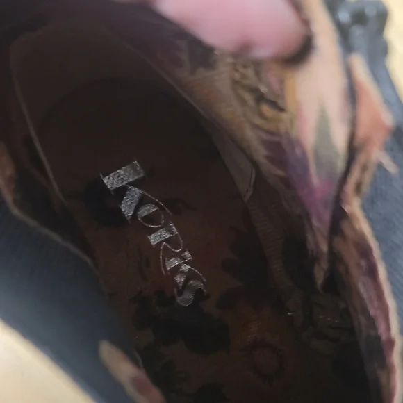 Korks By KORKS Ease Black Ankle Boots Chunky Stacked Heel - Picture 8 of 9